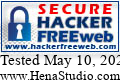 Hacker Free Web certified sites prevent over 99.9% of hacker crime.
